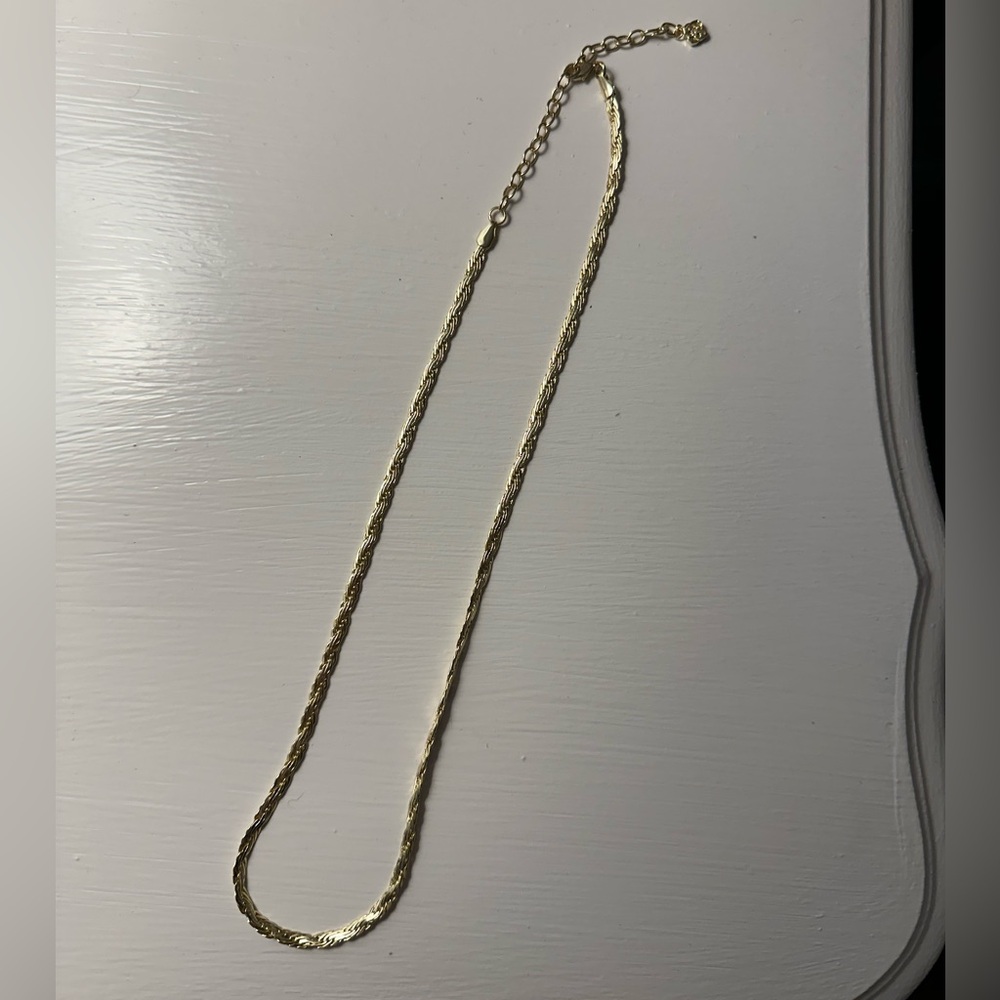 Kendra Scott Gold serpentine Chain Necklace